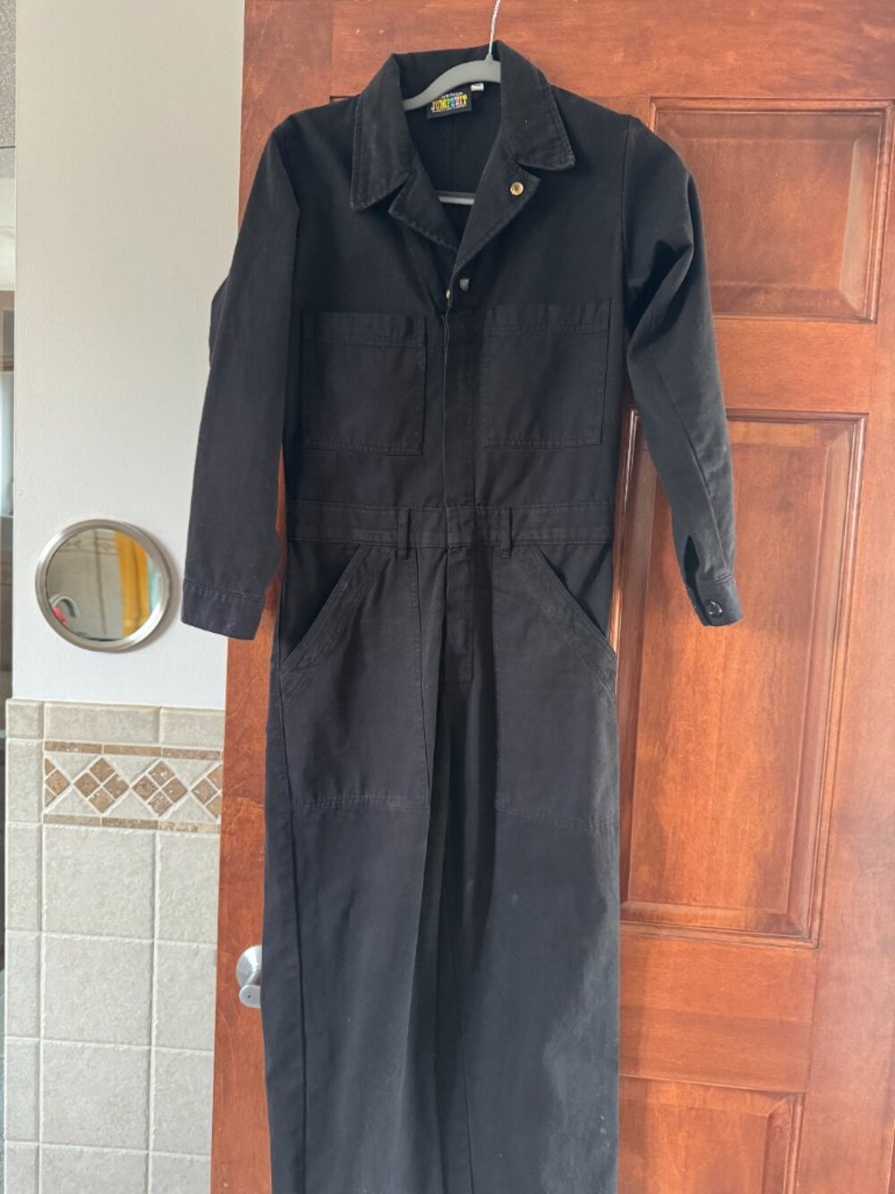 Big Bud Press Long Sleeve Jumpsuit XS Black Twill Genderless Workwear